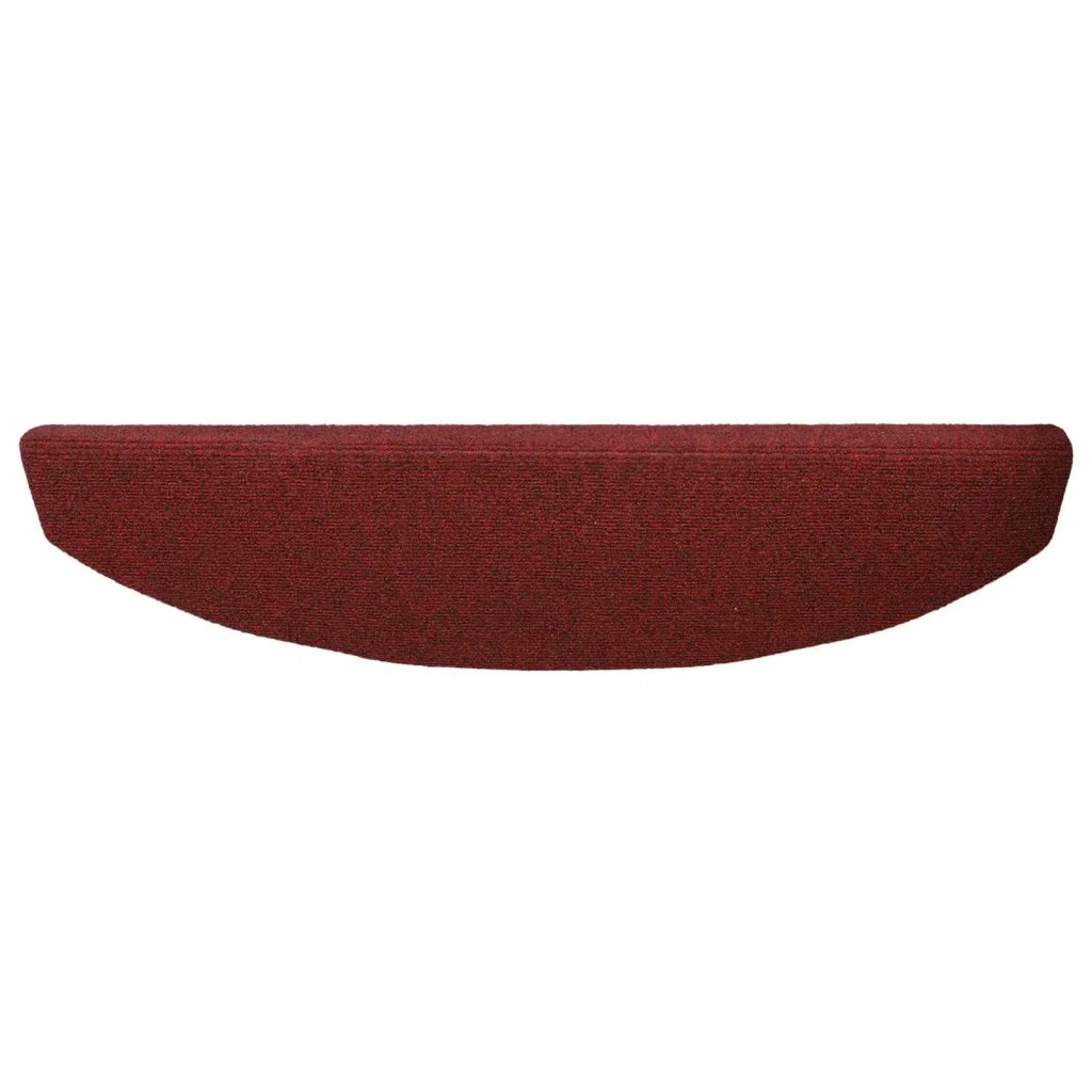 Tappetini per scale autoadesivi 15 pcs Rosso Bordeaux 42038668