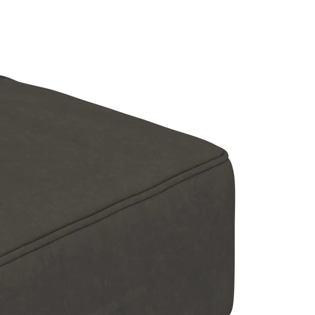 Divano Letto a 2 Posti con 2 Cuscini-Sofa Letto 2 Posti-Daybed Grigio Scuro in Velluto 644678