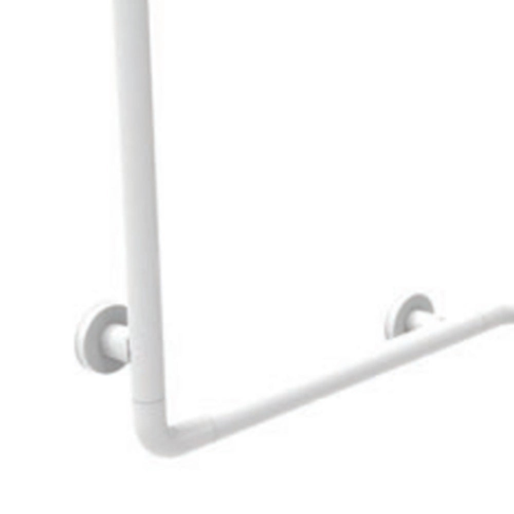 Angolare di sicurezza sx-dx 70x70x80h alluminio bianco