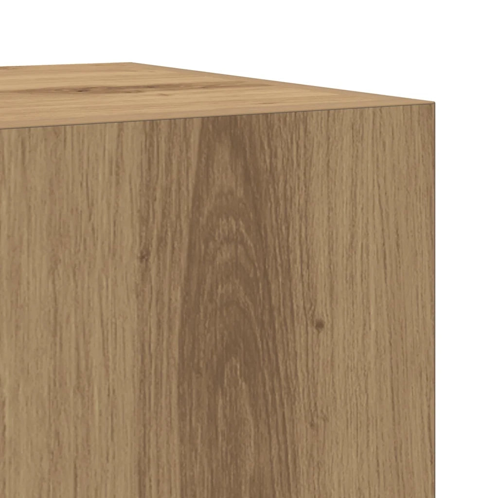 Set Mobili da Bagno 3 pz Rovere Artigianale Legno Multistrato 3328592