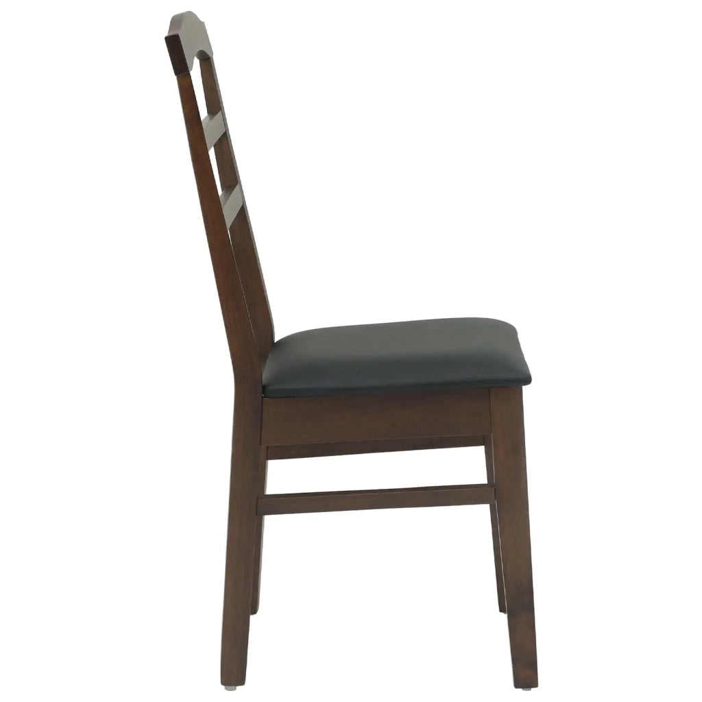 Sedia da pranzo 2 pcs Marrone chiaro e nero 42020493