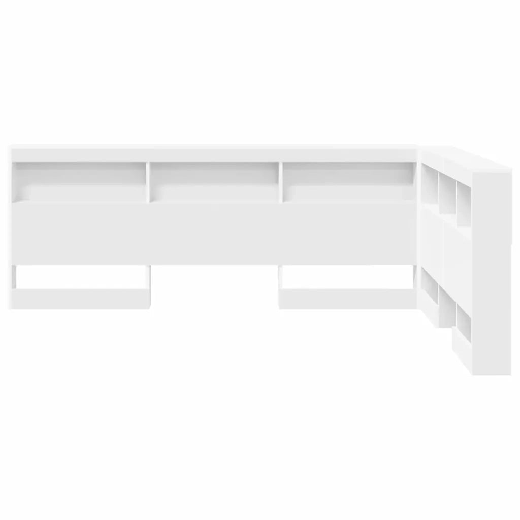 Testata contenitore Bianco 150 cm Legno multistrato 3335493