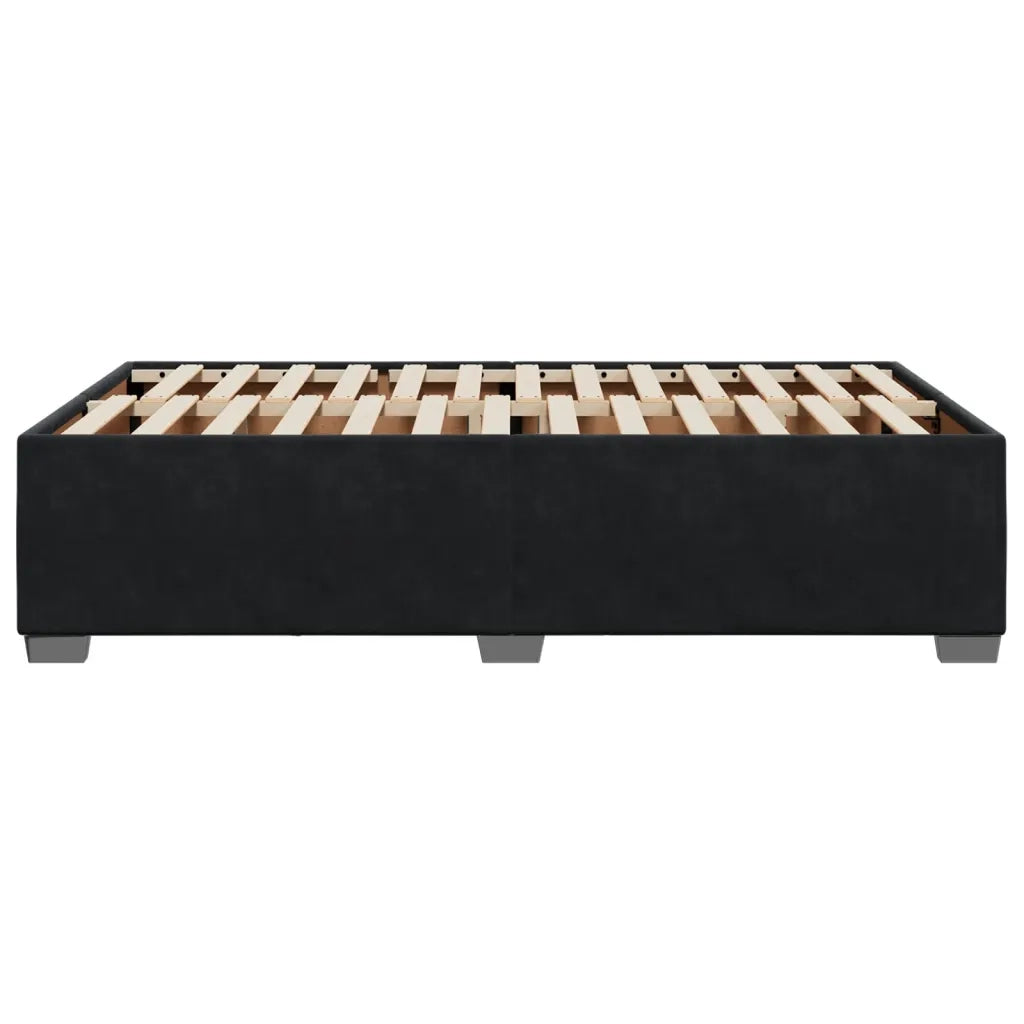 Giroletto senza Materasso Nero 120x190 cm Velluto 3284621