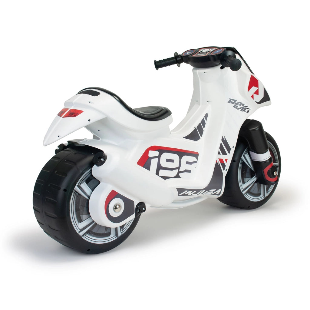 Moto Cavalcabile per Bambini Scooter Dragon Senza Pedali Bianco