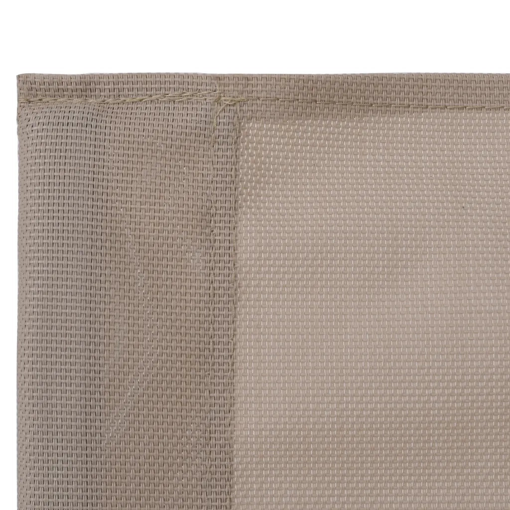 Set Divano da Giardino 4 pz | Set Salotto da Giardino in Tessuto e Acciaio Grigio Talpa