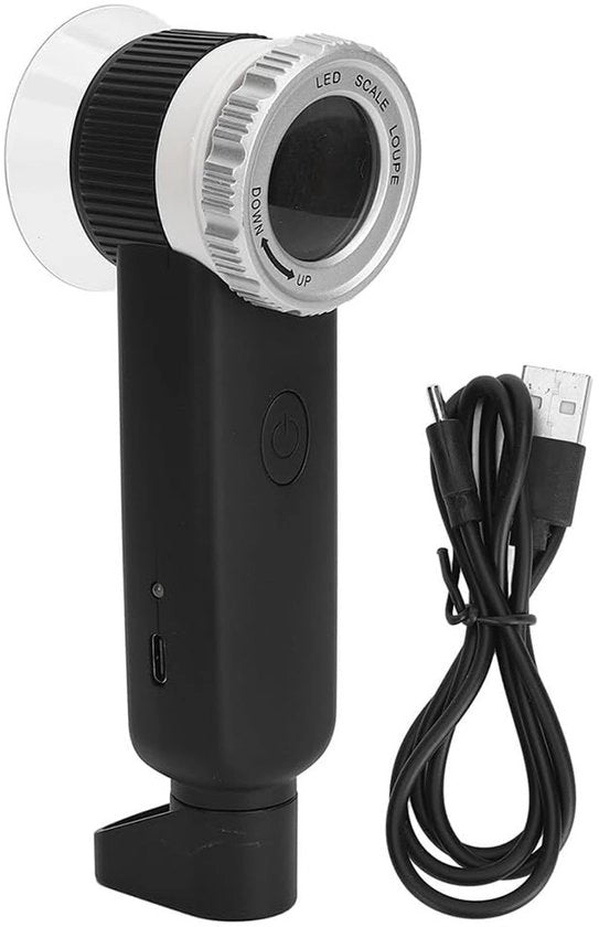 Vergrootglas 30x con Luce LED e Detector di Controvaluta UV