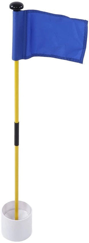 Mini Set di Bandierine da Golf Portatile a 2 Sezioni