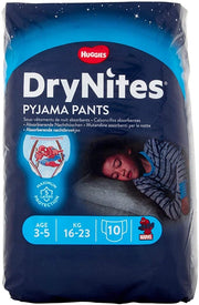 HUGGIES DRYNITES TAGLIA SMALL BOY 3/5 ANNI 16-23 KG 10 PEZZI