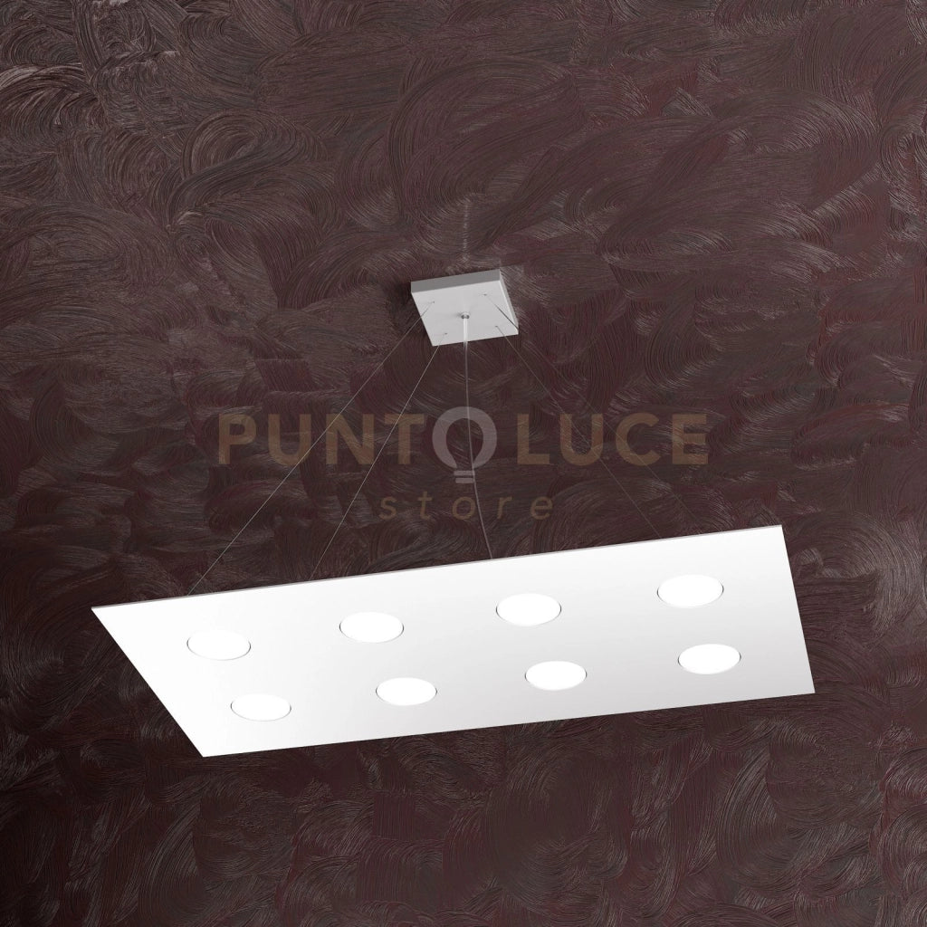 AREA SOSPENSIONE 8+3 LUCI BIEMISSIONE BIANCO 1127-S8 R+3-BI