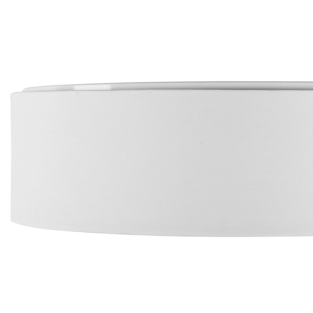 Lampada paralume in policotone bianco ø 45 cm Boho con stile moderno