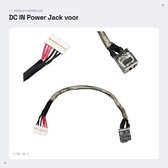 Alimentatore DC IN per Porta di Alimentazione per Laptop MSI e Notebook