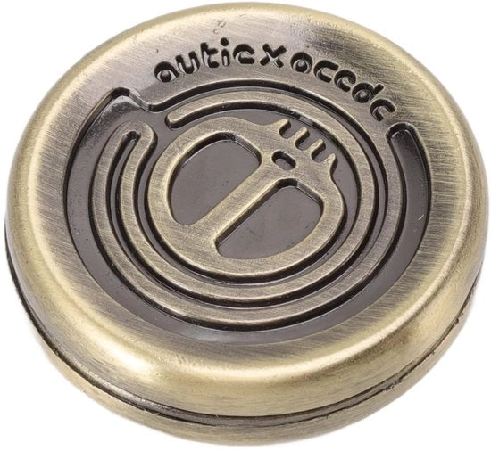 Giocattolo per le mani Magnetico Scivolante in Acciaio Inossidabile Portatile Rilassante Mini Giocattolo 39 x 39 x 10 mm Fidget Toy