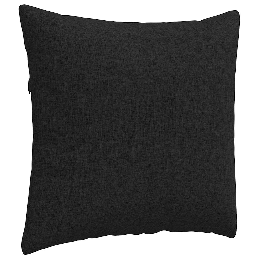 Cuscini da Divano 2 pcs Nero 45 x 45 cm Tessuto 42013913