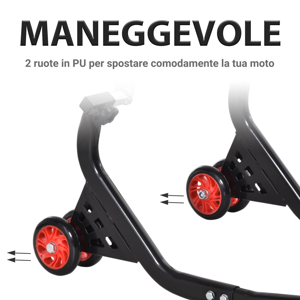 Cavalletto Regolabile per Moto ¨C Zephmum ¨C Nero
