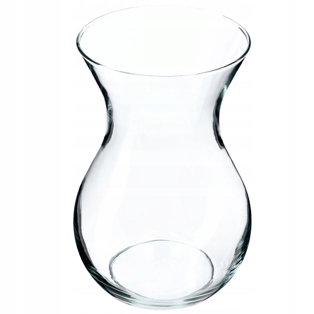 Vaso in vetro KADAX per fiori e bouquet, trasparente, classico, 18 cm, 2 pezzi
