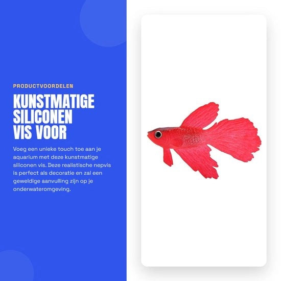 Decorazione per acquario in silicone artificiale