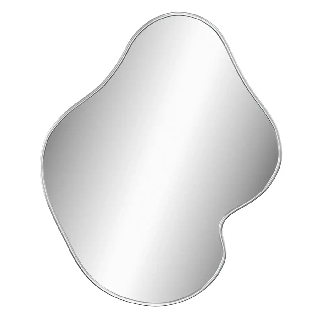 Specchio da Parete | Specchio decorativo Argento 60x50 cm