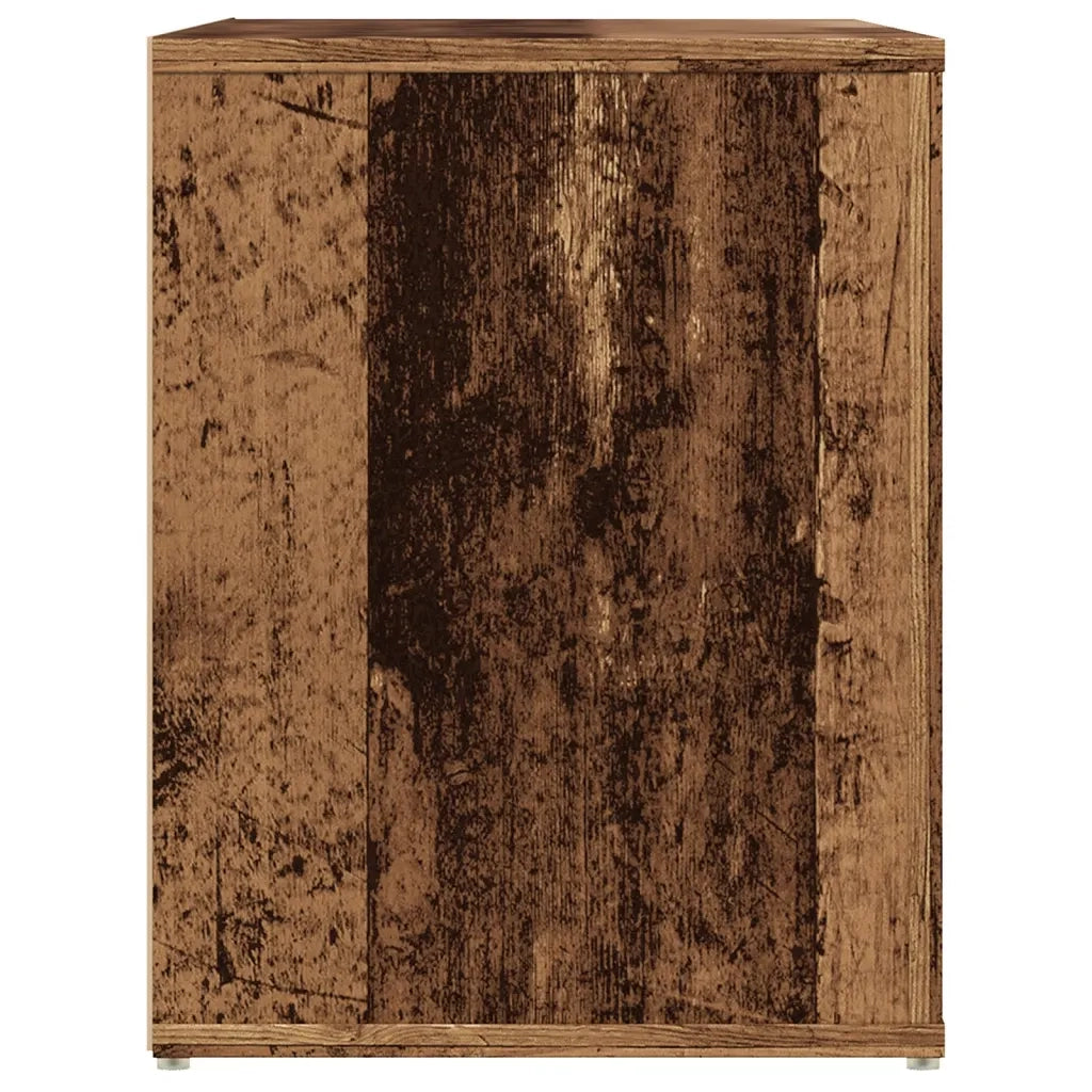 Scarpiera-Scaffale per scarpe Legno Vecchio 100x35x45 cm in Truciolato
