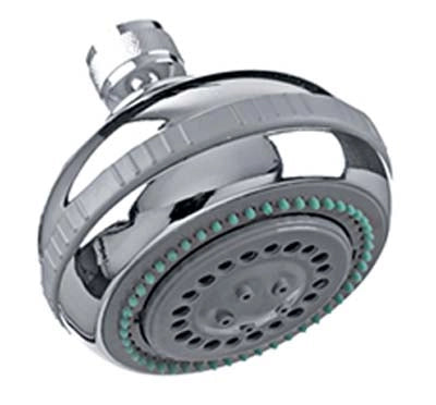 SOFFIONE DOCCIA + SNODO 5 GETTI  ABS CROMATO 1/2F MM 90