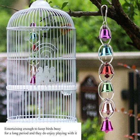 Accessori per gabbie per uccelli colorati - Adatto per pappagalli e uccelli.