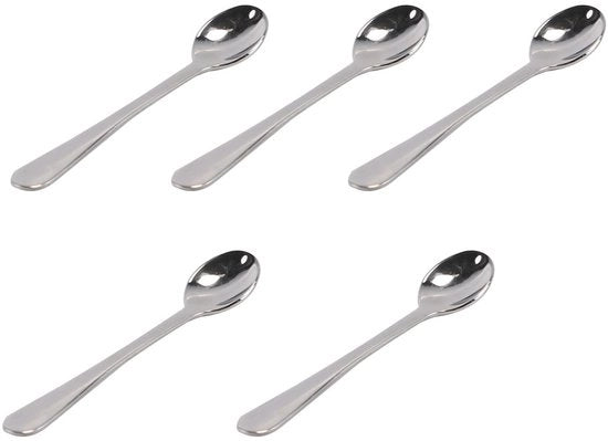 Set di 5 Mini Lepeli per Erbe in Acciaio Inossidabile