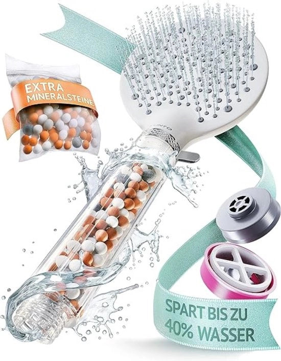 Doccia con filtro per acqua di pioggia