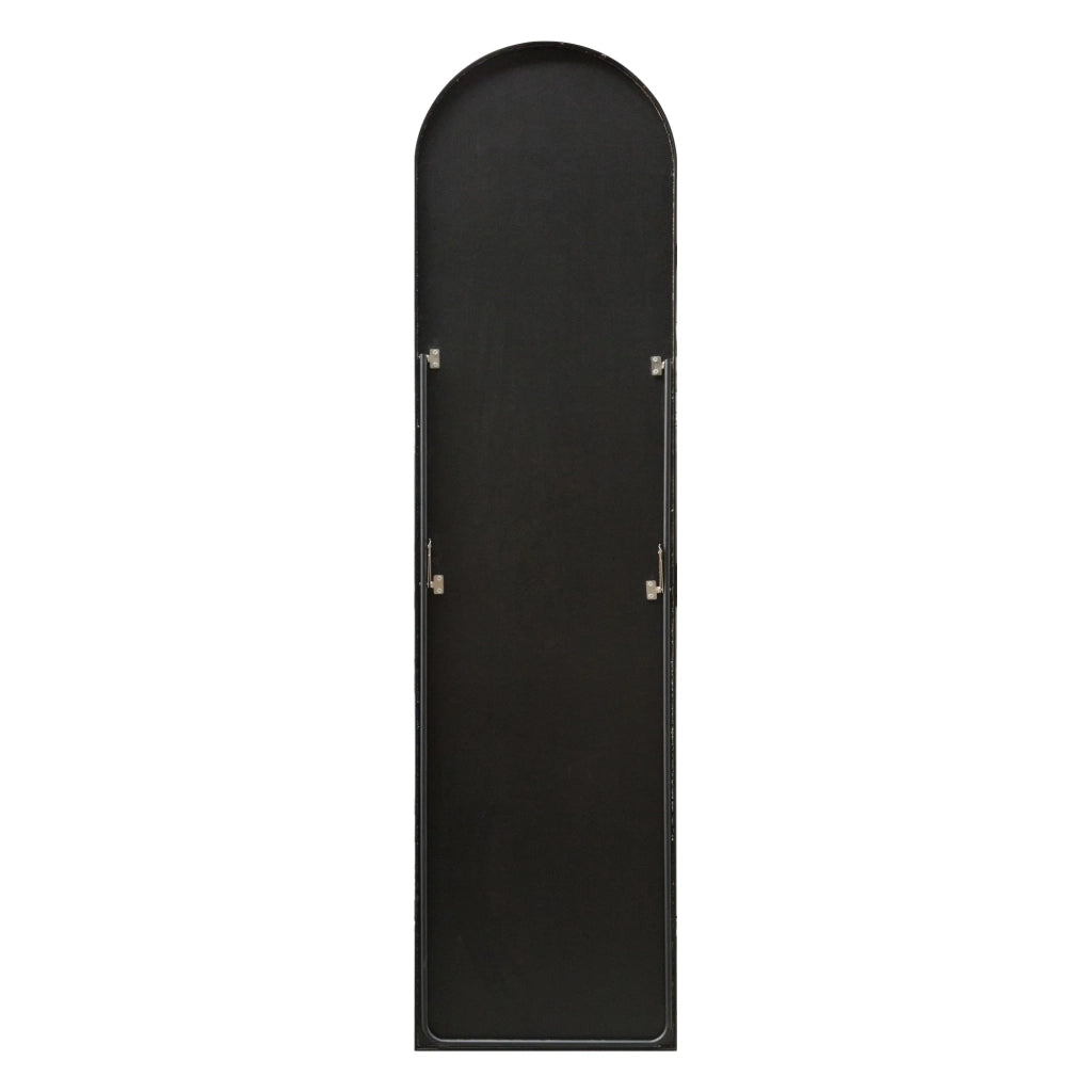 Specchio a figura intera inclinabile 160 x 40 cm nero 03_0007971