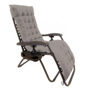 POLTRONA RECL. PADDING 90/165X65XH113CM GRIGIA.