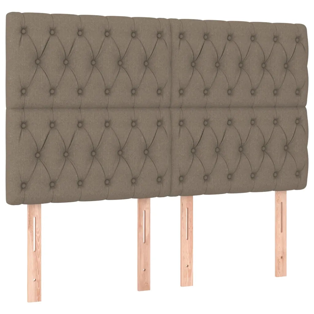 Giroletto a Molle con Materasso Tortora 160x200 cm in Tessuto 3132245