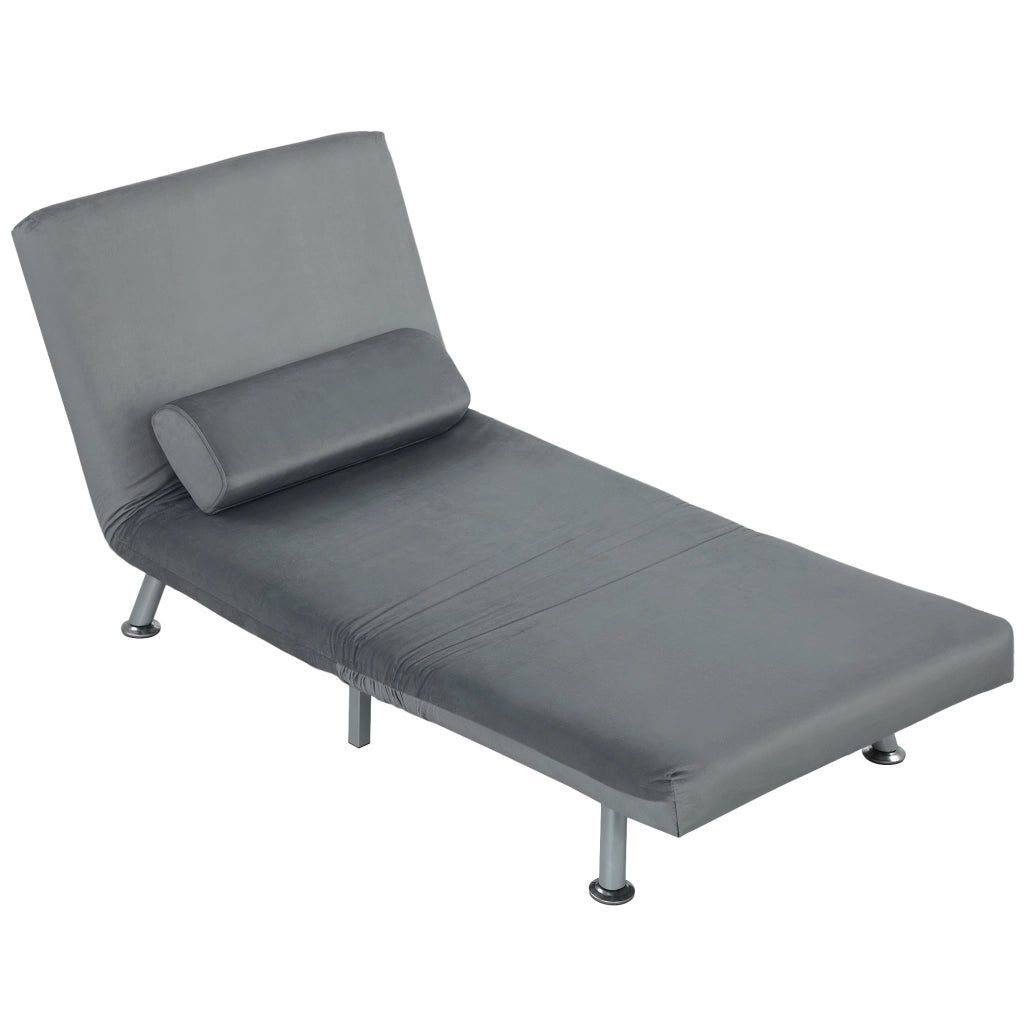 Poltrona Letto Klappbar ¨C Minimal ¨C Grigio 75x70x75 cm