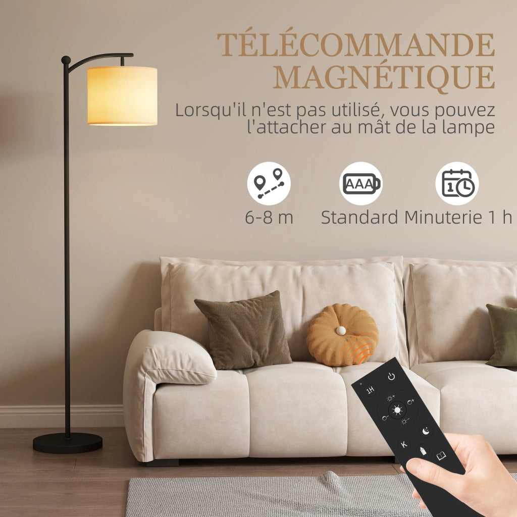 Lampada da terra regolabile ¨C Minimal ¨C nero 160 cm
