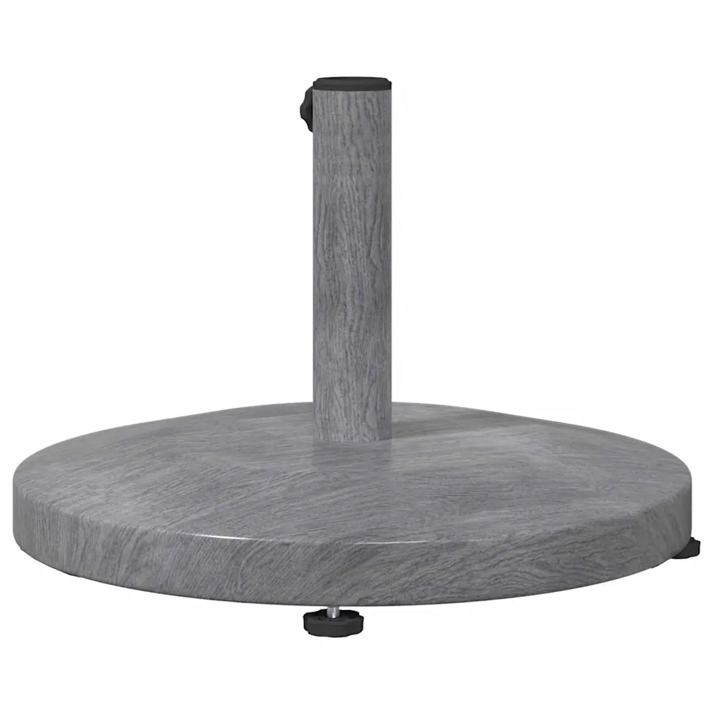 Base per ombrellone Aspetto Legno Grigio Scuro 48 x 48 x 32 cm 42010010