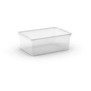 Keter CONTENITORE CBOX S 37X26XH14CM TRASPARENTE