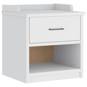 Panca da Corridoio SANDNES Bianca 45x40x50 cm in Legno di Pino