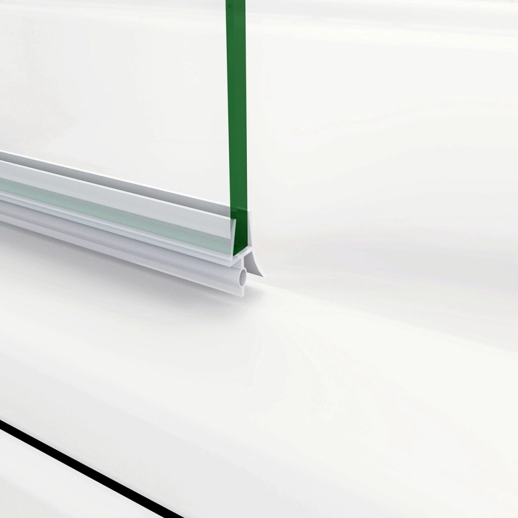 H.140 cm Parete Doccia Per Vasca con Lato Fisso 130x60 cm 3 Ante Movibili Pieghevoli a Libro in Vetro Temperato 6 mm Trasparente Anticalcare Telaio Cromo Lucido
