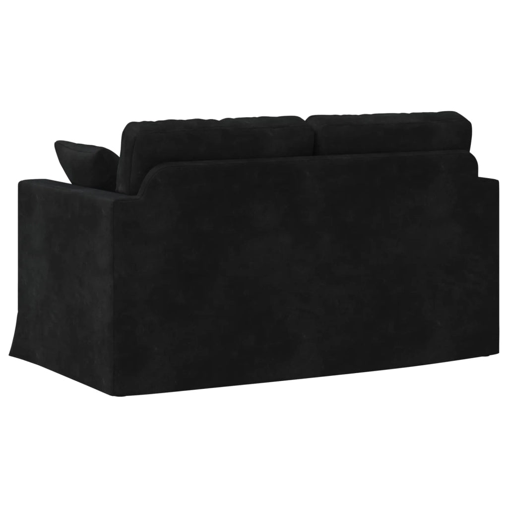 Divano Nero 138 x 78 x 80 cm Velluto 42024419
