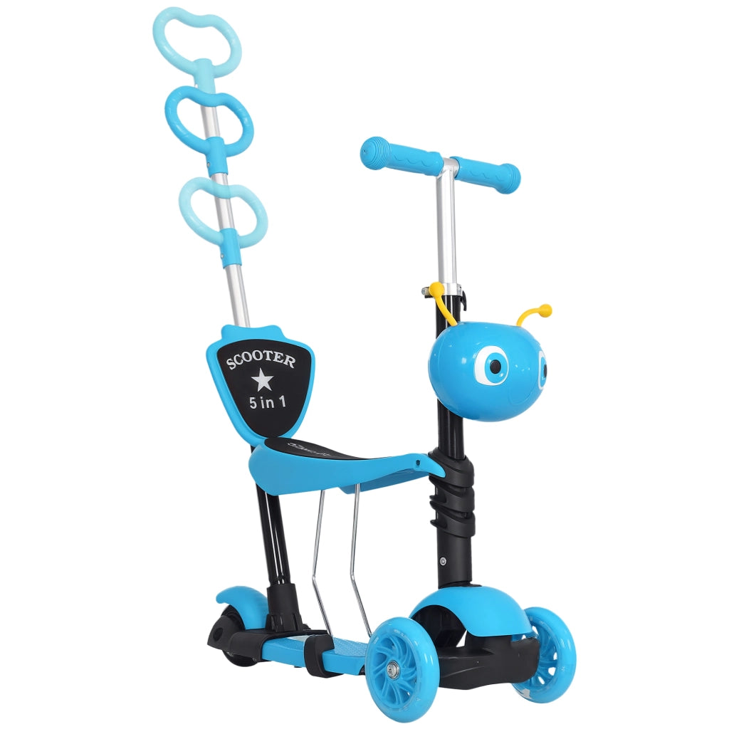 Patinete 3 in 1 per Bambini ¨C Minimal ¨C Blu 62x25x72,5 cm
