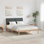 Struttura del Letto marrone e grigio scuro 150 x 200 cm 3394374