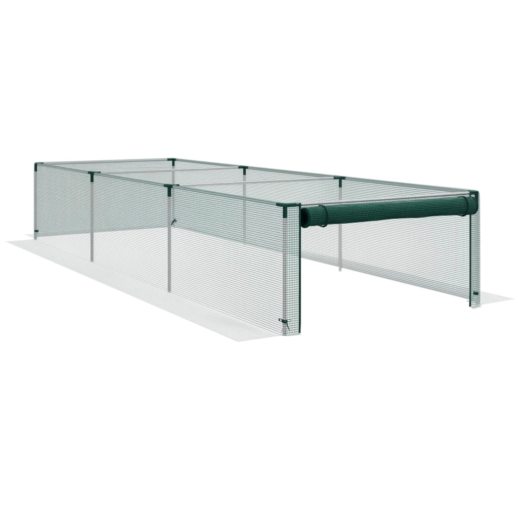 Serra da giardino protezione per pomodori rete zippata ¨C Minimal ¨C 125x373x62.5 cm