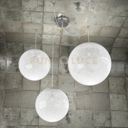 GLITTER SOSPENSIONE 3 LUCI D.25+30+40 CM. 1135-S3-MIX