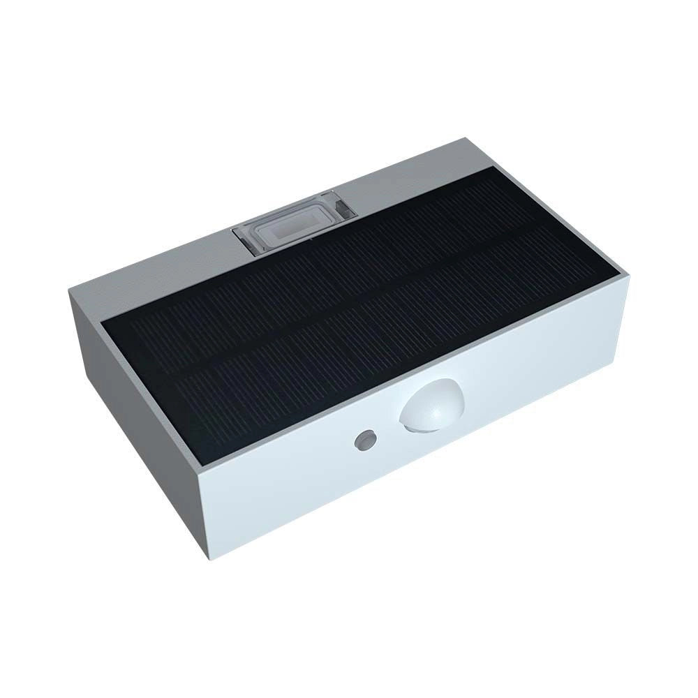 Applique solare esterno 3W CCT sensore IP65 V-TAC bianca