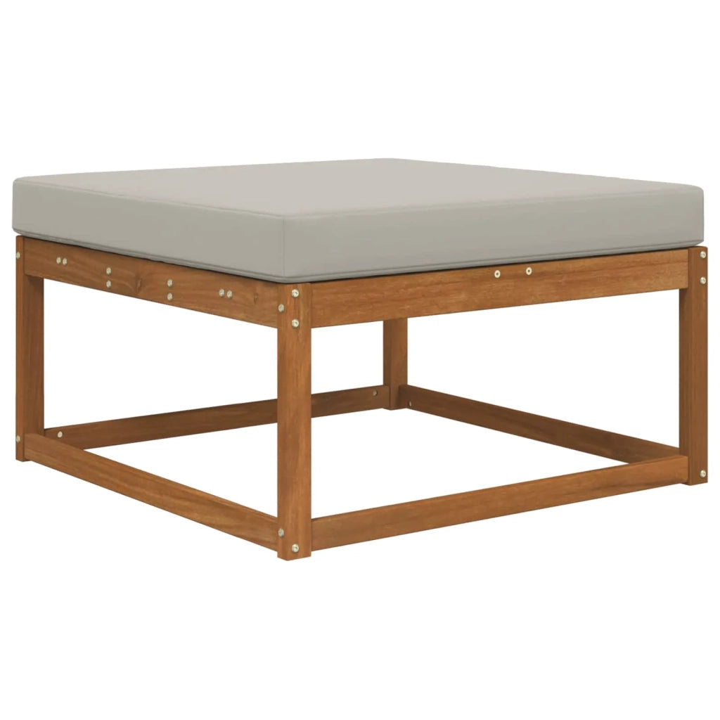 Cuscino per divano da esterno Grigio 80 x 80 x 8 cm Poliestere 900813