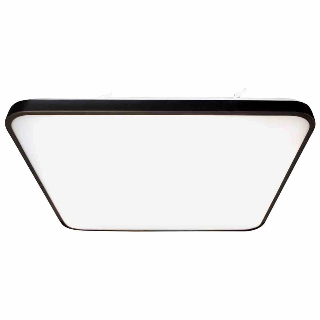 Plafoniera LED Milagro Fabio quadrata 47cm 35W nera