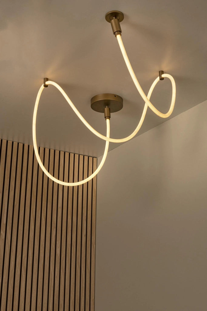 Lampada da soffitto LED JANDERIN champagne Lucide
