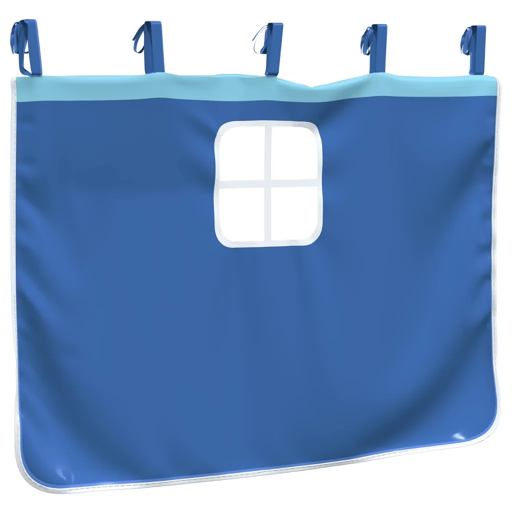 Tende per Letto a Soppalco Blu in Poliestere 835914