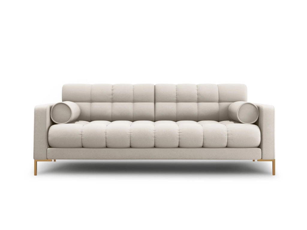 Cosmopolitan Design - Divano "Bali" 4 posti in tessuto strutturato beige 