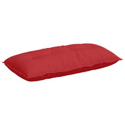 Cuscino per Schiena | Cuscino dorsale Rosso 100 x 19 x 50 cm Tessuto