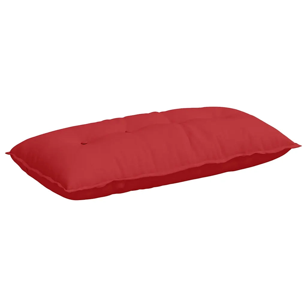 Cuscino per Schiena | Cuscino dorsale Rosso 100 x 19 x 50 cm Tessuto