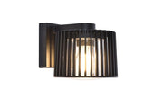 Applique esterna Lutec SHYNE nera E27 IP54 25W alluminio