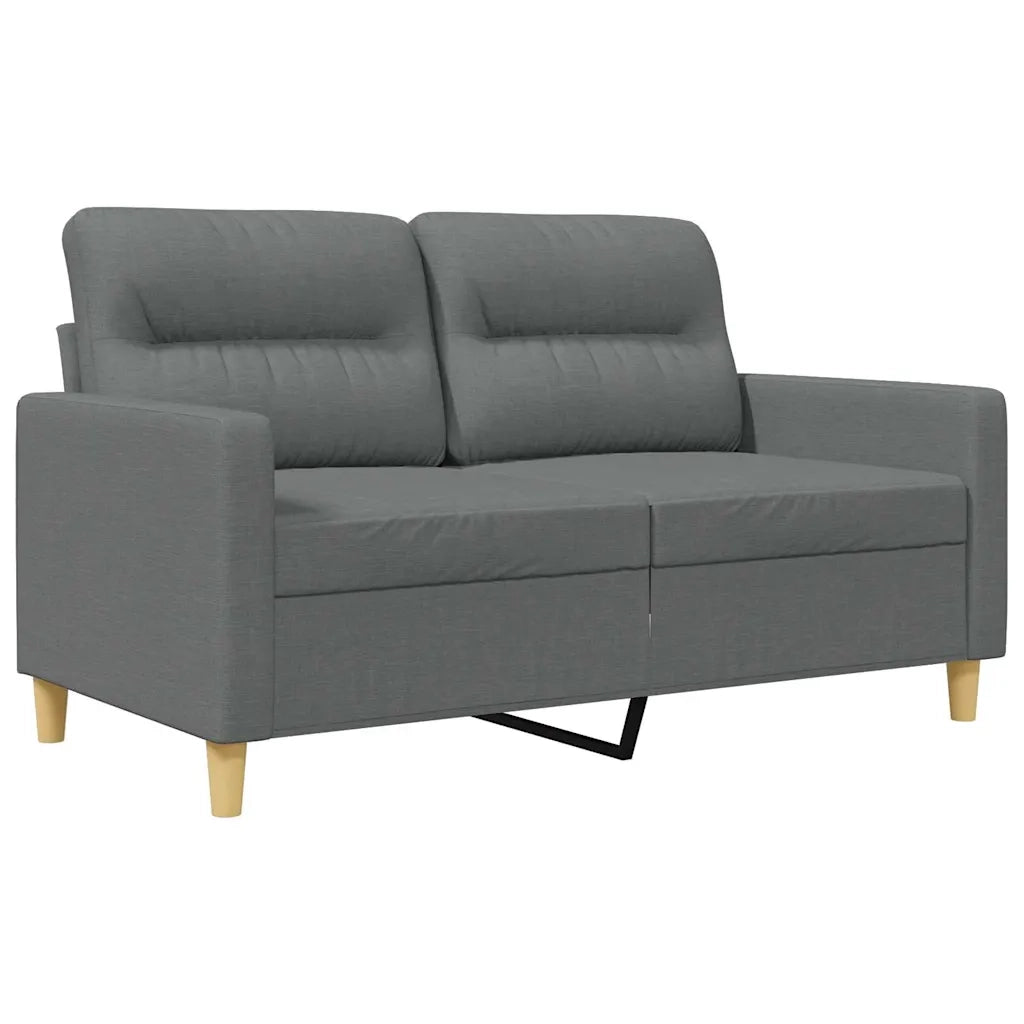 Divano a 2 Posti-Sofa 2 Posti Grigio Scuro 120 cm in Tessuto 739711